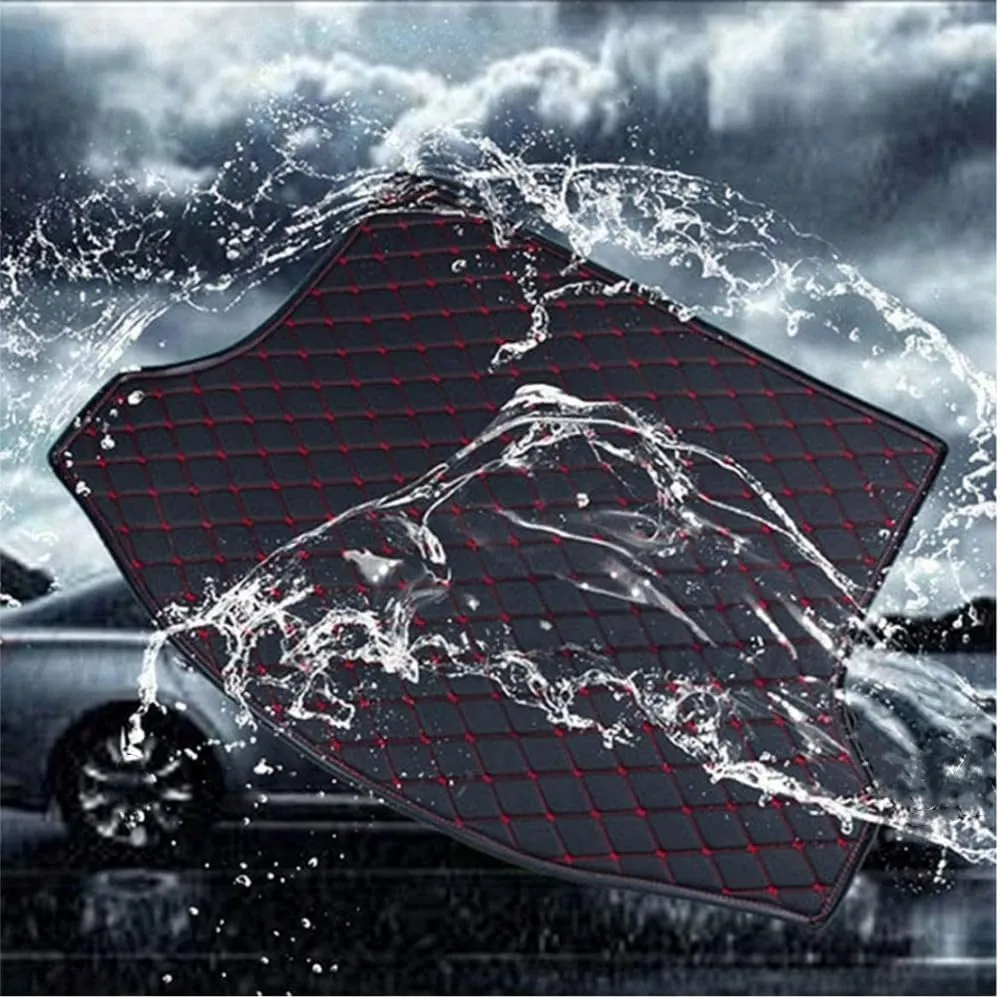 Car Trunk Mat for Suzuki Vitra 2016-2023 Trunk Liner Car Trunk Mat Protector Waterproof Scratch Resistant Car Cargo Protection Pallet Mat,Pure Black