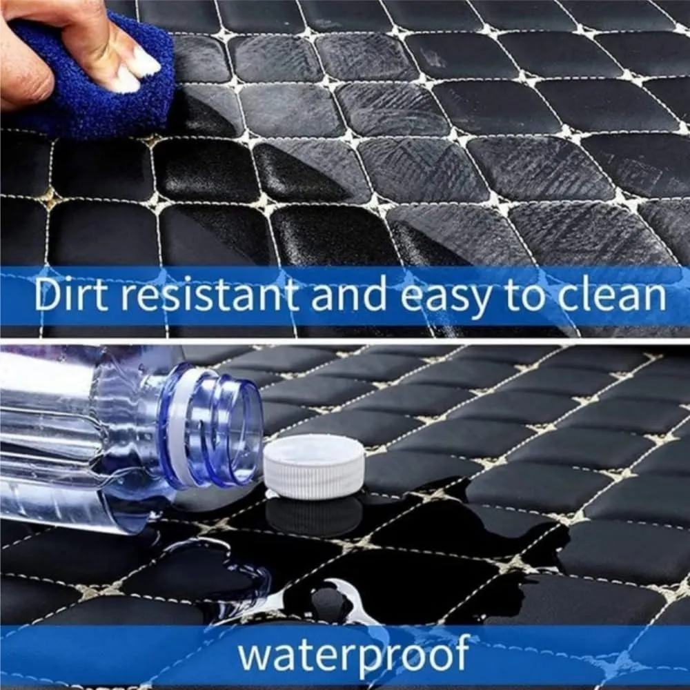Car Trunk Mat for Suzuki Vitra 2016-2023 Trunk Liner Car Trunk Mat Protector Waterproof Scratch Resistant Car Cargo Protection Pallet Mat,Pure Black