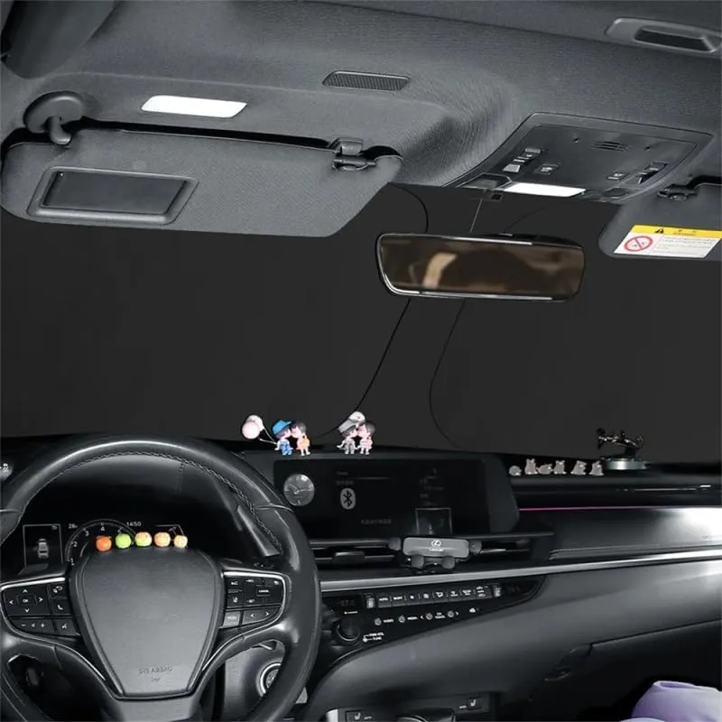 Car Windshield Sunshade for Mitsubishi Outlander 2021-2023, Block UV Rays Sun Visor Protector, Front Window Sunshades, Windscreen Sunshade,A 140CM