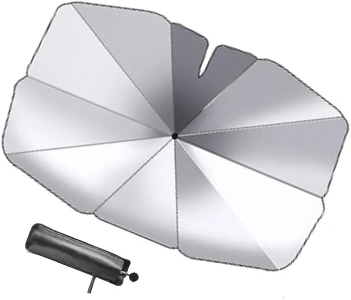 Car Windshield Sunshade Umbrella for Maxus e-Deliver 3/e-Deliver 5/e-Terron 9/Euniq 5/Euniq 6/Euniq 7,Foldable Car Windshield Sun Shade Cover UV Protection Prevent Scratching,80cm X 140cm