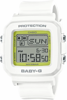 Casio Baby-G BGD10K-7 | Mix-and-Match Digital Watch & Holder Set | Y2K Style | 100M Water Resistant | Pixel Animation Display