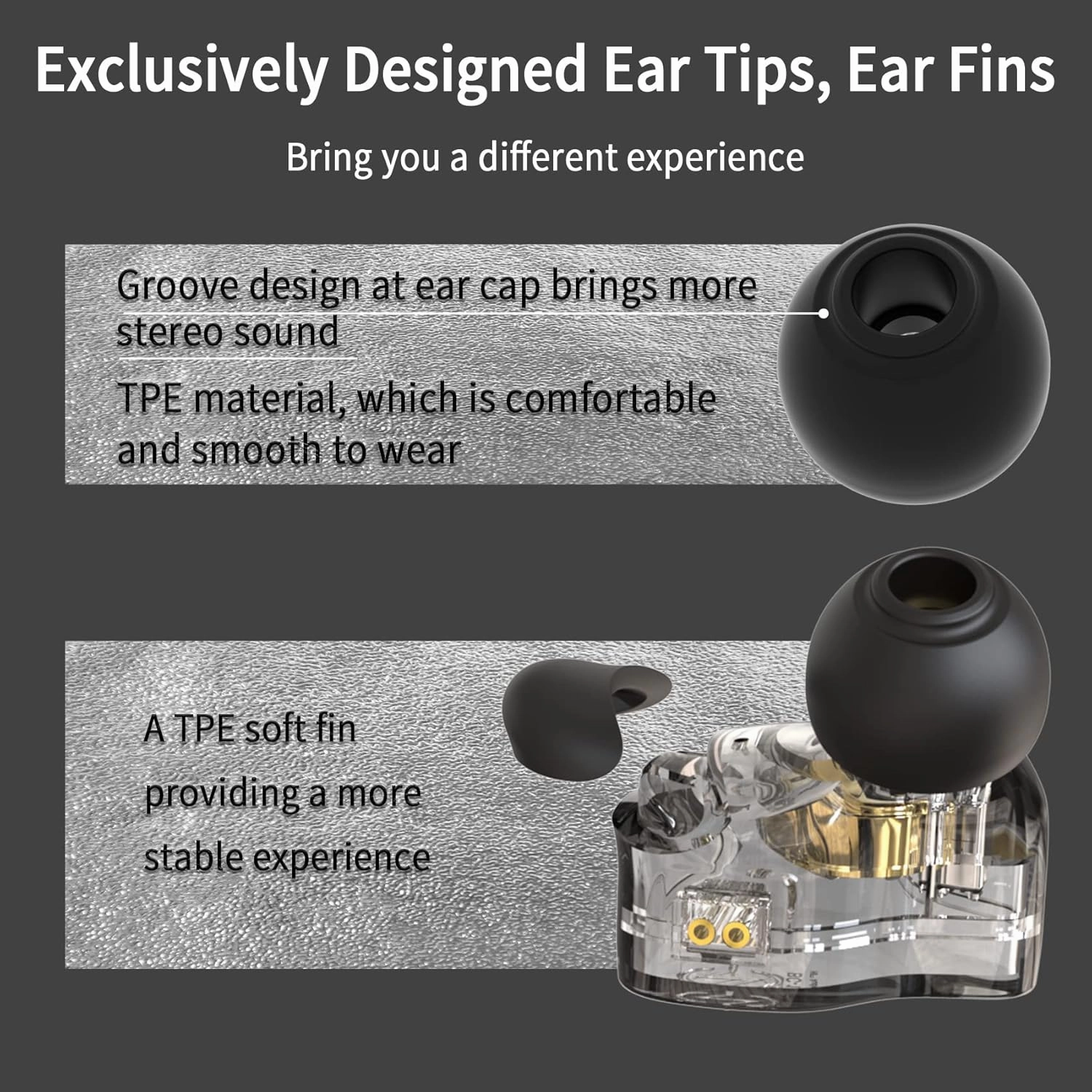 CCZ Melody in ear Headphones, HIFI 1DD 1BA Drivers in Ear Monitors, Wired Earbuds with Crisp Clear Sound Comfortable Ear fins, iem Earphones for Singers Musicians Drummer (Red, without microphone)