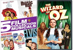 Classic Musical DVD Collection - The Wizard of Oz, Singin' In the Rain, The Music Man, Seven Brides for Seven Brothers, Yankee Doodle Dandy & Viva Las Vegas 4-DVD Set