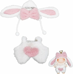 Clothes for 15&17cm Plush Doll - Cute Outfits Compatible with Plush Dolls, Dress Up Costume Set for Blind Box Figures, The Monsters Series, Accessories, No Doll Included (Warm hat)