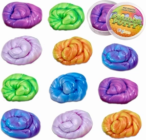 Color Changing Therapy Putty 12 Pack - Silly Mini Putty Thinking Slime for Sensory Play, Educational Games, Fidget Putty 8-15 - Heat Sensitive Magical Color Shifts - Slime Favors 0.5 Oz