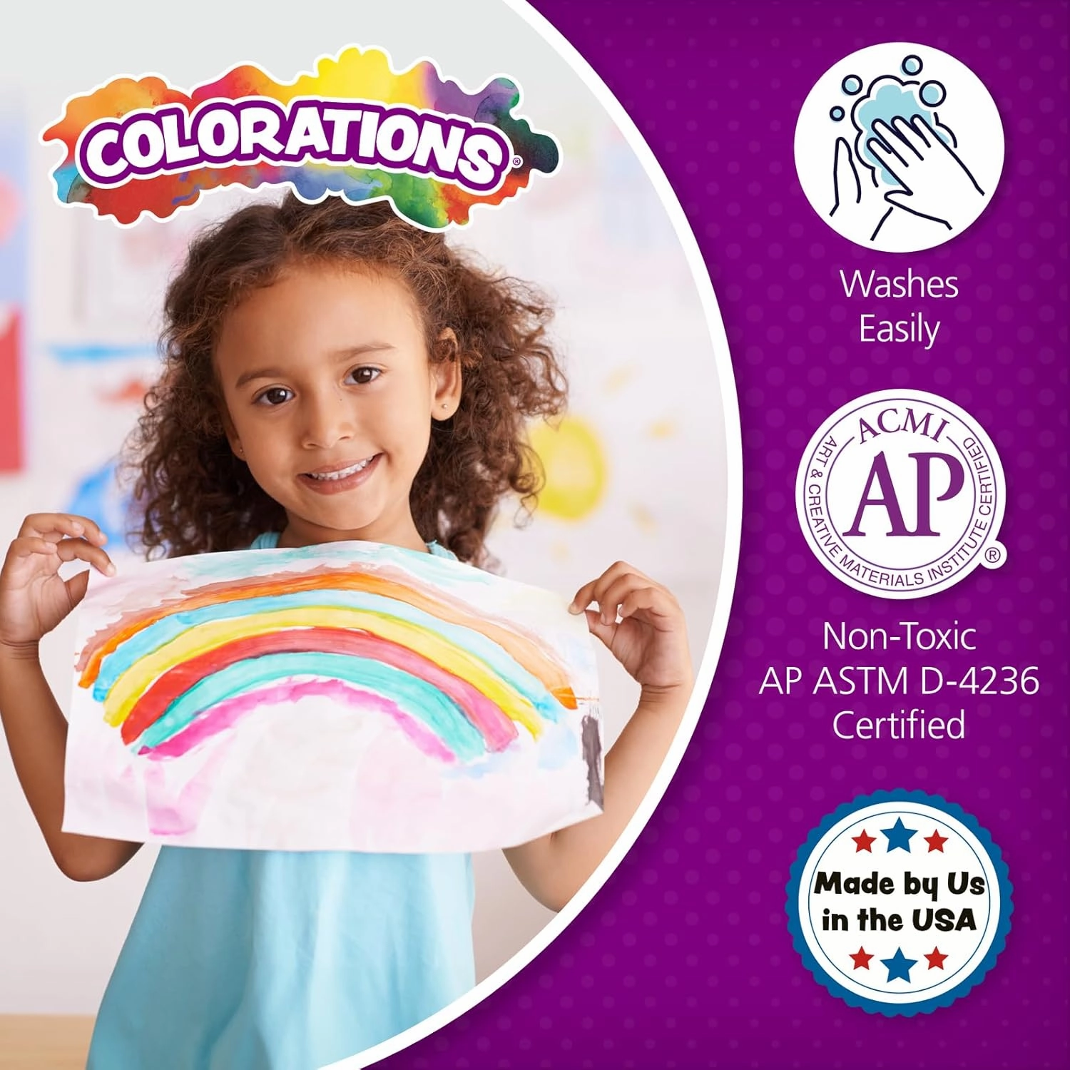 Colorations Paraben-Free Simply Tempera Paint Gallons, Set of 11