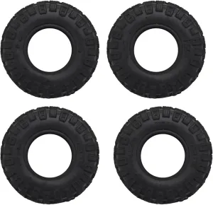 Compatible with Axial for SCX24 90081 AXI00001 1/24 RC Crawler Car Upgrade Parts 4PCS 52X17mm 1.0 Soft Rubber Wheel Tires Tyre RC Wheel Tires
