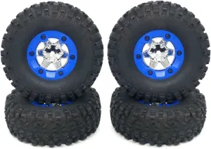 Compatible with Wltoys 12428 12428-B 12423 1/12 RC Car Spare Replace Parts Accessories 4Pcs Left & Right Tires Wheel Tyre Kit RC Wheel Tires