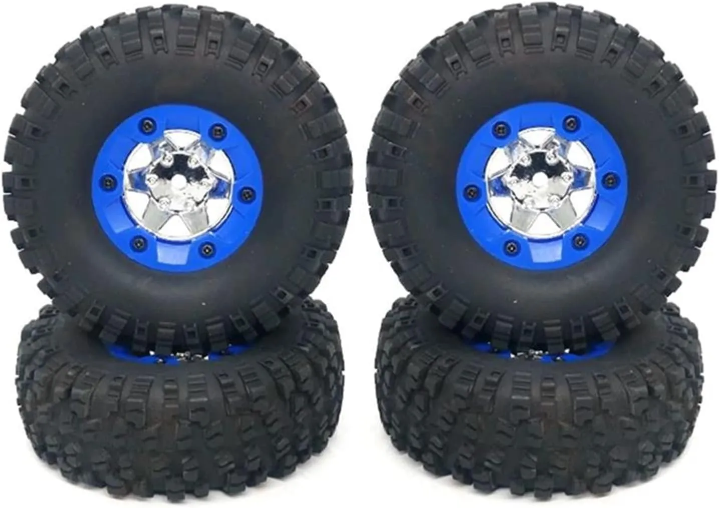 Compatible with Wltoys 12428 12428-B 12423 1/12 RC Car Spare Replace Parts Accessories 4Pcs Left & Right Tires Wheel Tyre Kit RC Wheel Tires