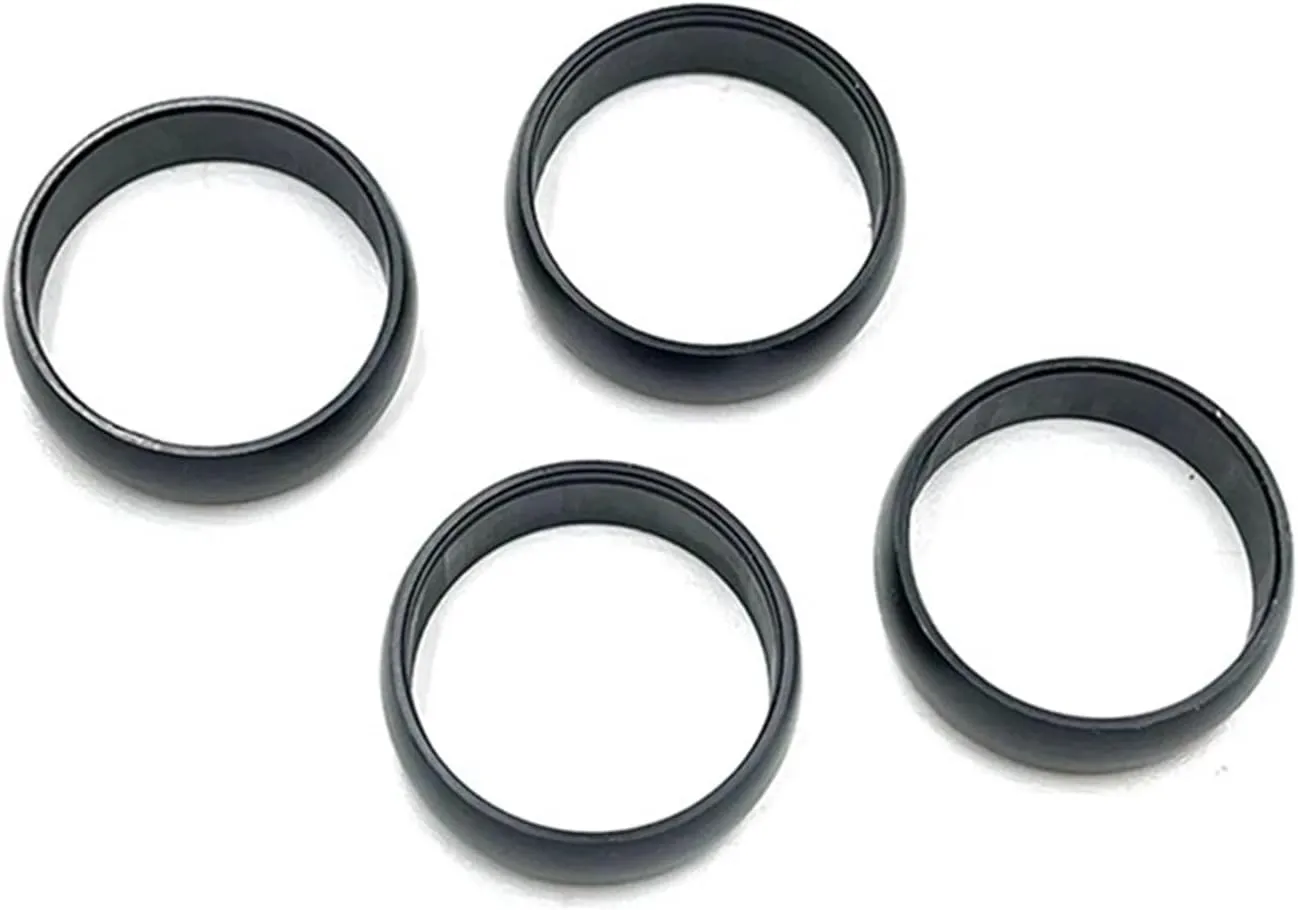 Compatible with Wltoys 284131 K969 K979 K989 for Kyosho for Mini-Z 1/28 RC Car Parts 26.5Mm Hard Drift Metal Wheel Rim Tyres RC Wheel Tires(Color1)