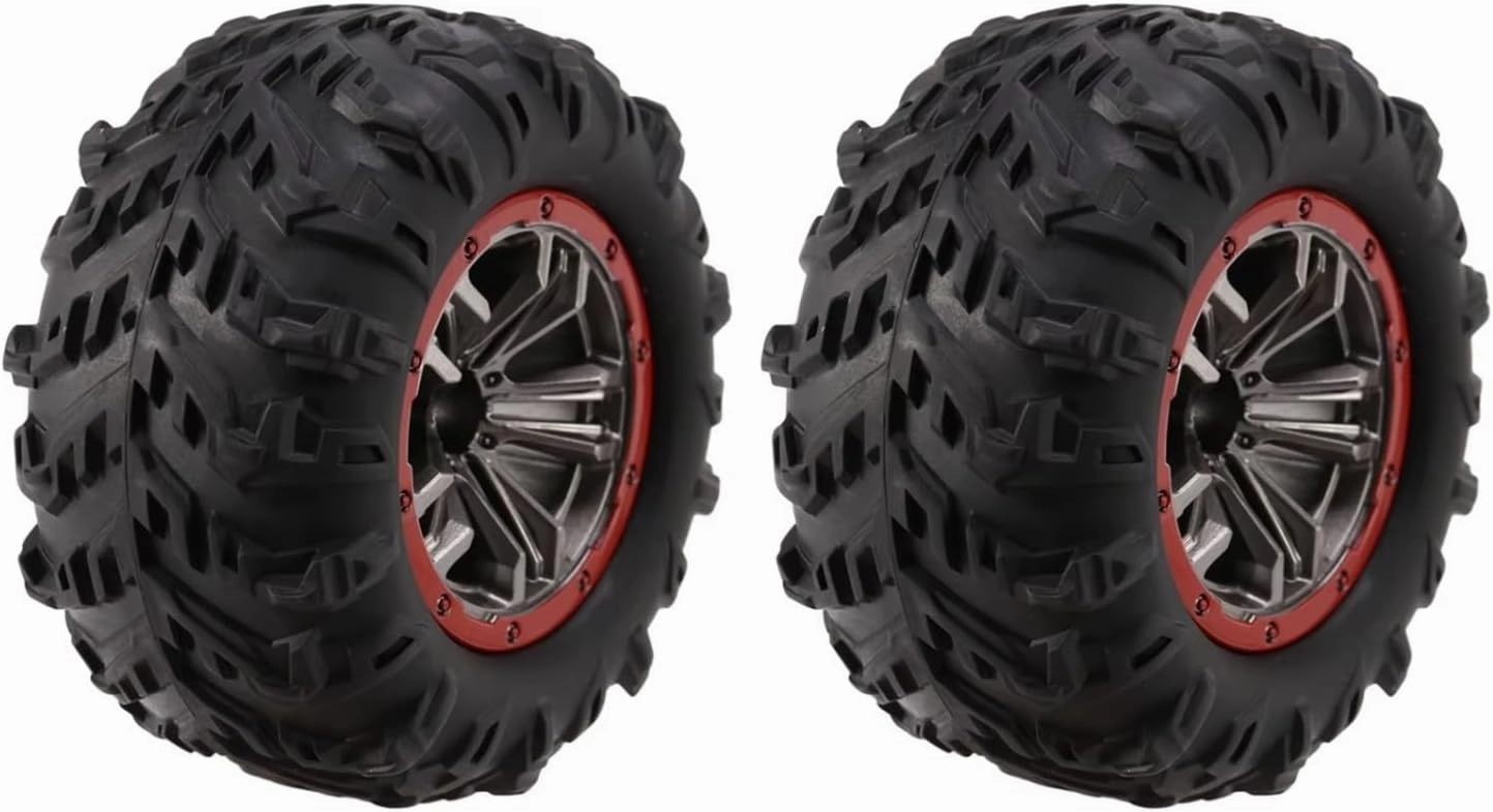 Compatible with Hosim 9125 S920 1/10 RC Cars Upgrade Parts Replacement Accessory 2PCS High for Speed Trucks Tires Wheels RC Wheel Tires