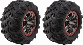 Compatible with Hosim 9125 S920 1/10 RC Cars Upgrade Parts Replacement Accessory 2PCS High for Speed Trucks Tires Wheels RC Wheel Tires