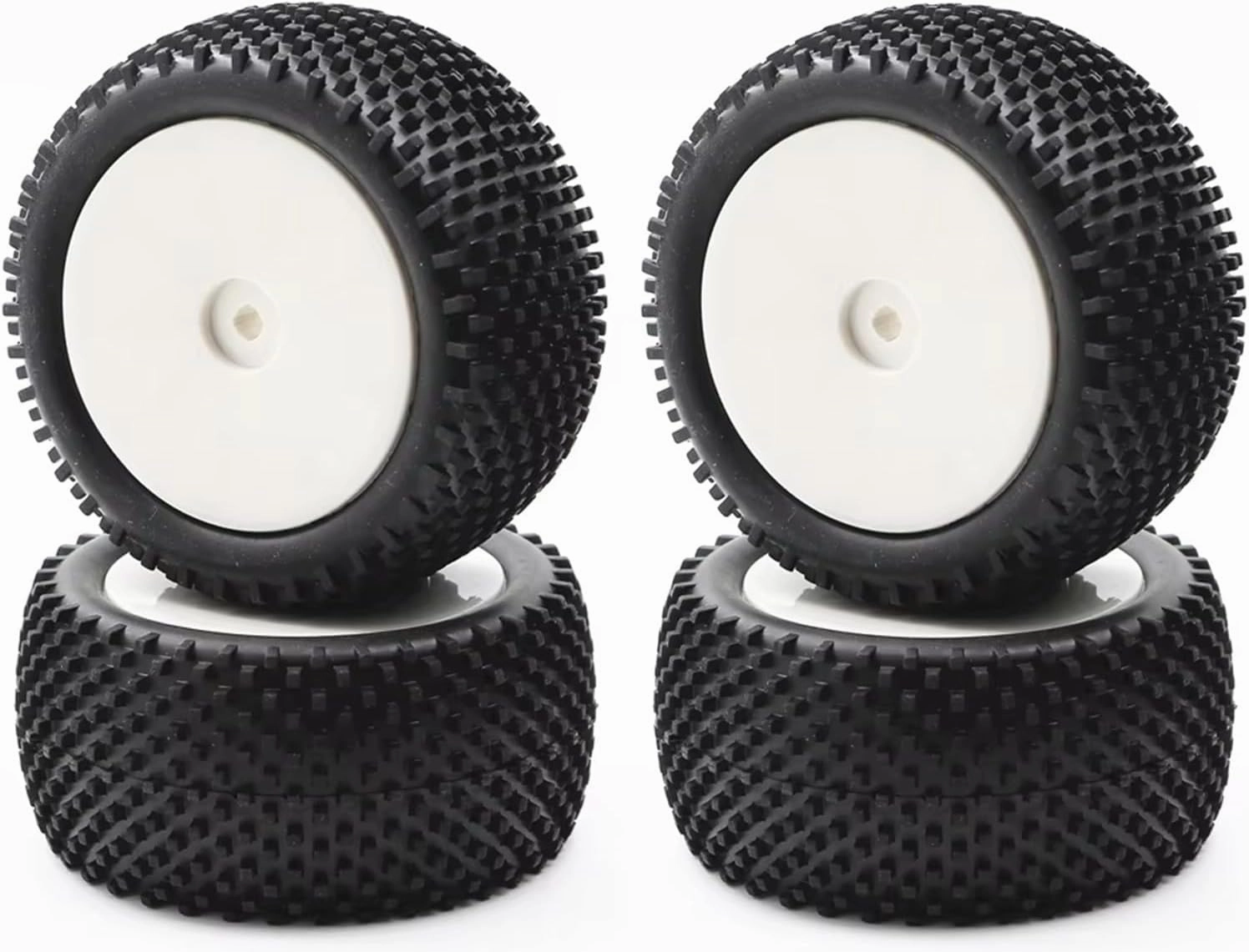 Compatible with Wltoys 144001 144010 124019 for HSP for HPI for Tamiya 1/10 RC 4Pcs 90Mm Off-Road for Buggy Car Rubber Tires Wheels Tyres RC Wheel Tires