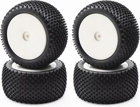 Compatible with Wltoys 144001 144010 124019 for HSP for HPI for Tamiya 1/10 RC 4Pcs 90Mm Off-Road for Buggy Car Rubber Tires Wheels Tyres RC Wheel Tires