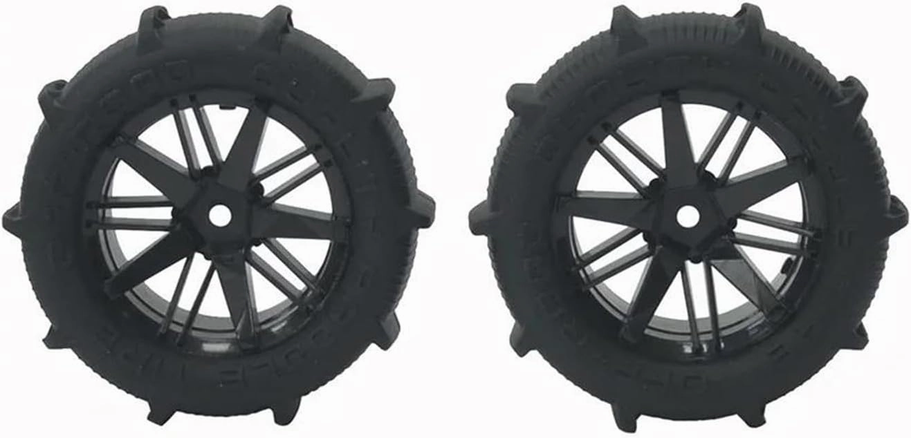 Compatible with Wltoys for 144001 124019 12428 104001 16889 SG1601 RC Car Upgrade Parts 2pcs/4Pcs 80mm Snow Sand Tires Tyre Wheel RC Wheel Tires(2pcs)