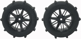 Compatible with Wltoys for 144001 124019 12428 104001 16889 SG1601 RC Car Upgrade Parts 2pcs/4Pcs 80mm Snow Sand Tires Tyre Wheel RC Wheel Tires(2pcs)