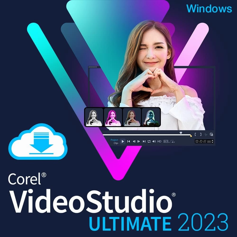 Corel VideoStudio Ultimate 2023 | Video Editing Software with Premium Effects Collection | Slideshow Maker, Screen Recorder, DVD Burner [PC Download]