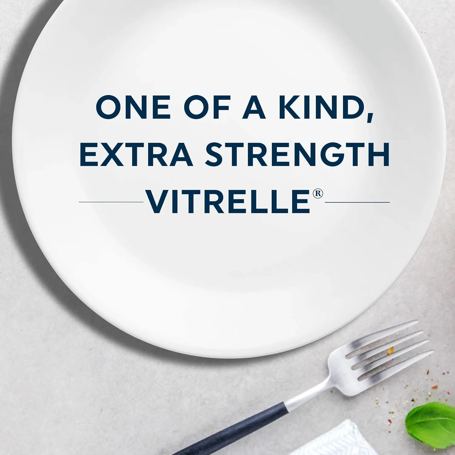 Corelle Vitrelle 28-oz Soup/Cereal Bowls Set of 6, Chip & Crack Resistant Dinnerware Bowls, Winter Frost White & Vitrelle 8-Piece Dinner Plates Set, Winter Frost White