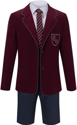 Cos-Animefly Matilda Cosplay Costume Adult Boy Girl Musical School Uniform Coat JK Skirt Tie Shirt Halloween Party