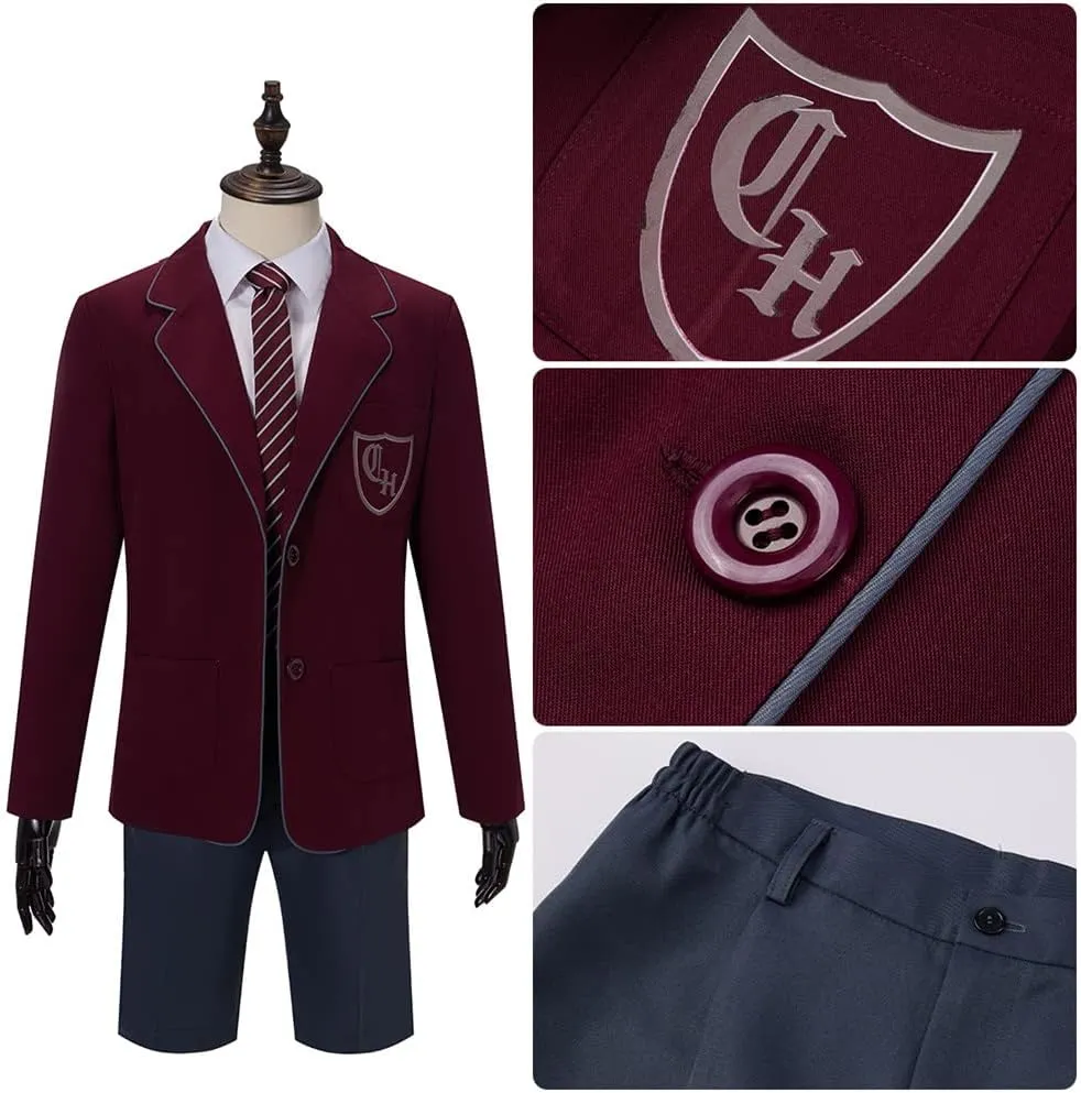 Cos-Animefly Matilda Cosplay Costume Adult Boy Girl Musical School Uniform Coat JK Skirt Tie Shirt Halloween Party
