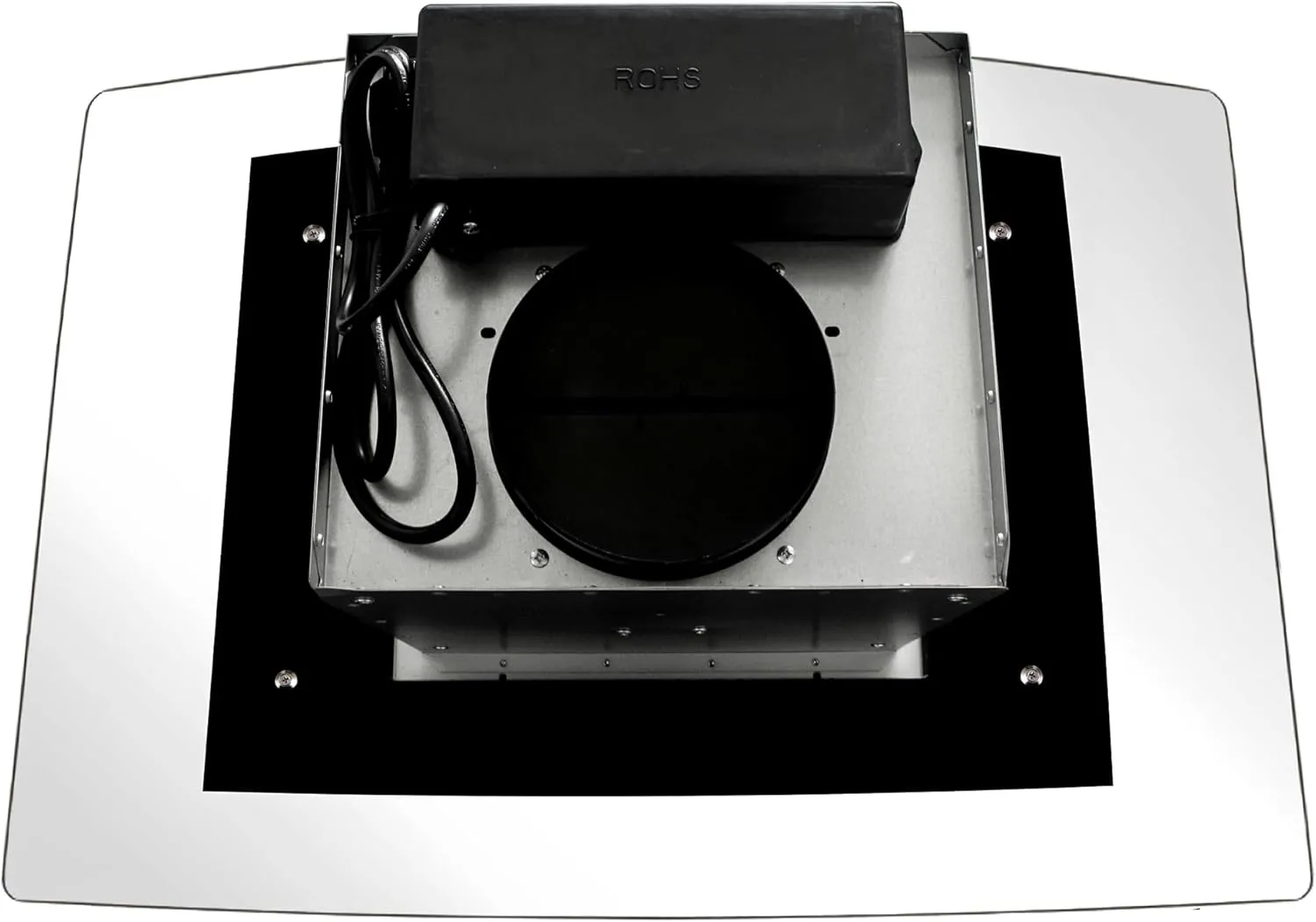 COSMO COS-668ICS750 30 in. Lumin Collection 380 CFM Ducted Island Range Hood, Soft Touch Controls, LED Lights, Stainless Steel