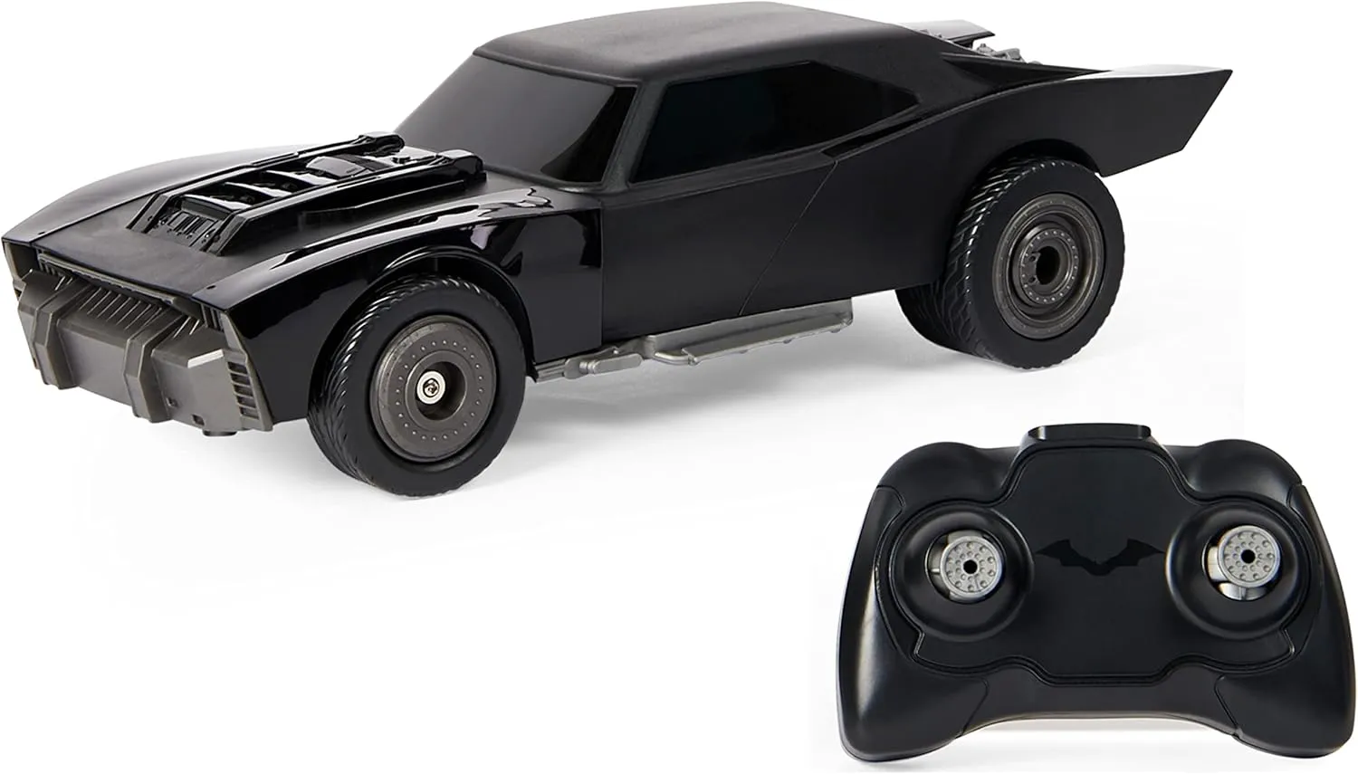 DC Comics Batman, The Batmobile Remote Control Car with Official Movie Styling, Kids Toys for Boys and Girls Ages 4 and Up