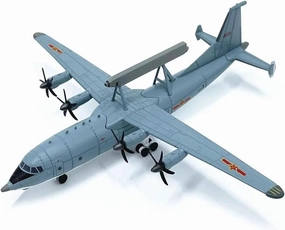Die-cast 1 200 Chinese Air Force 200 Early Warning Aircraft KJ-200 Aircraft Model Alloy Finished Model Miniatures Set
