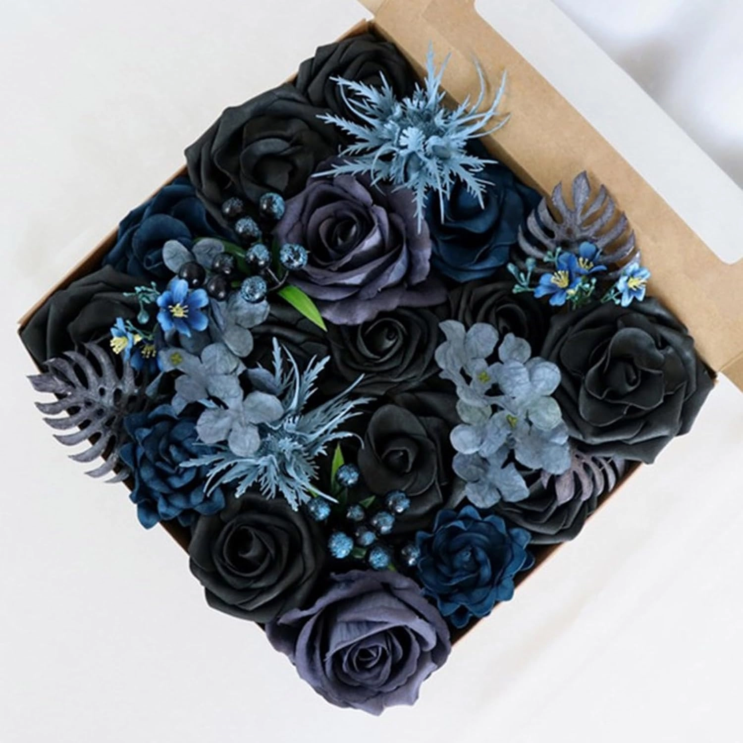 Distinctive Roses Box Portable Flower Packaging Box Wedding Decoration Bag Handbag For Birthday
