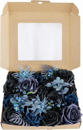 Distinctive Roses Box Portable Flower Packaging Box Wedding Decoration Bag Handbag For Birthday