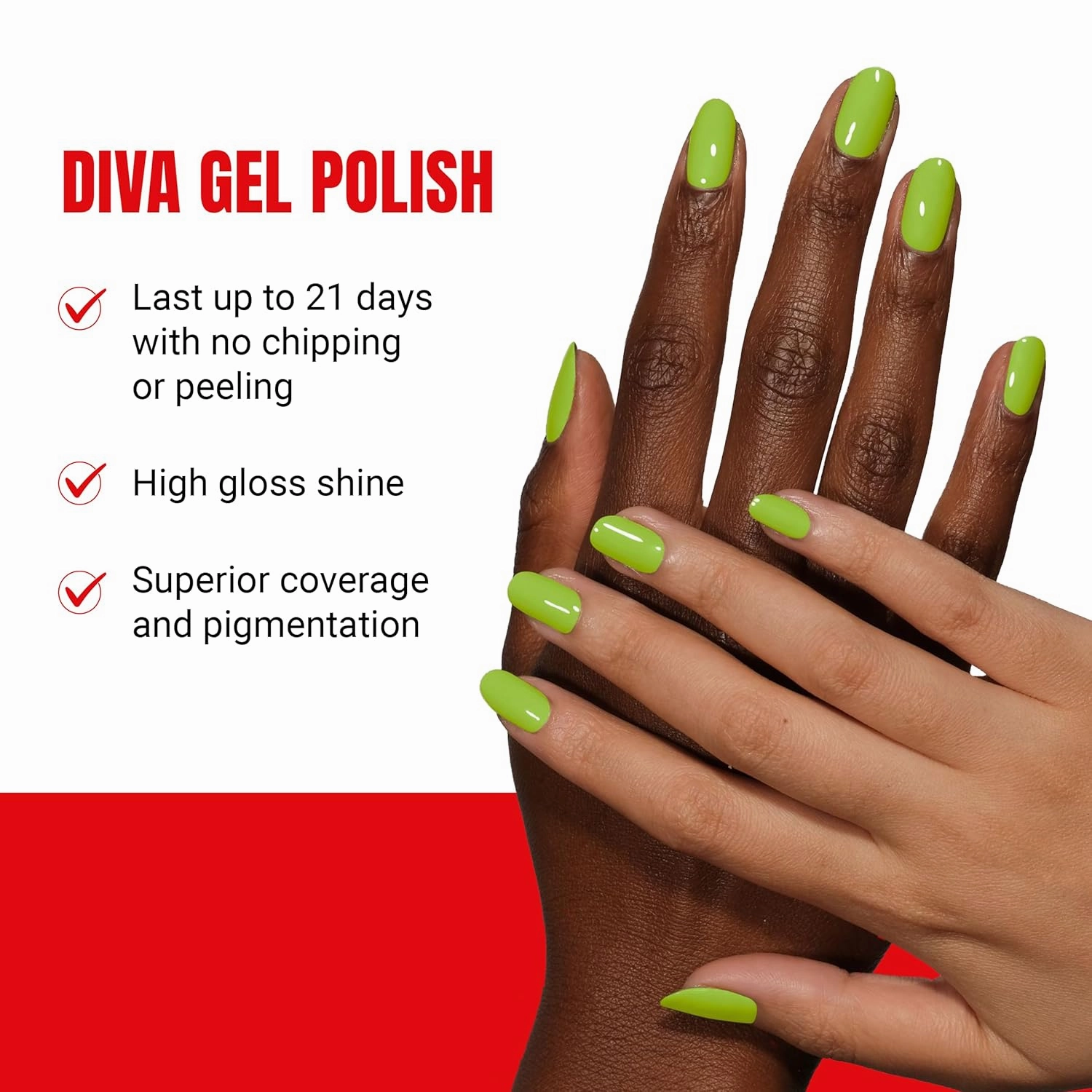 DND Diva Gel Polish Set, Soda Poppin Collection, UV/LED Gel Polish and Air Dry Nail Lacquer, Matching Chip-Free Polish Duo, 126 Camp Cacti, 0.5 Fl Oz