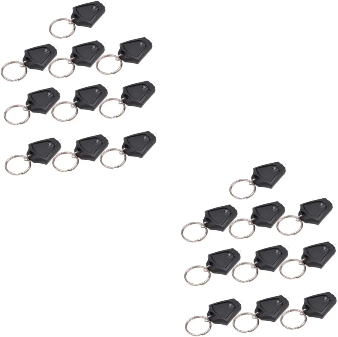 DOITOOL 20pcs Mini Flashlight Keychain Water Resistant Led Light Torch Compact for Camping Hiking and Emergency Use