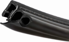 Door Rubber Seal Large Bulb, Large Grip Range | 61/64" Bulb Height x 0.236-0.315 Grip Range x 47/64" U heigh (20 Feet)