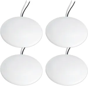Dream lighting RV Interior Lights LED 12volt 4.5inch Ceiling Light Surface Mount for Trailer Boat Soft White 3500K, 300lm, Pack of 4