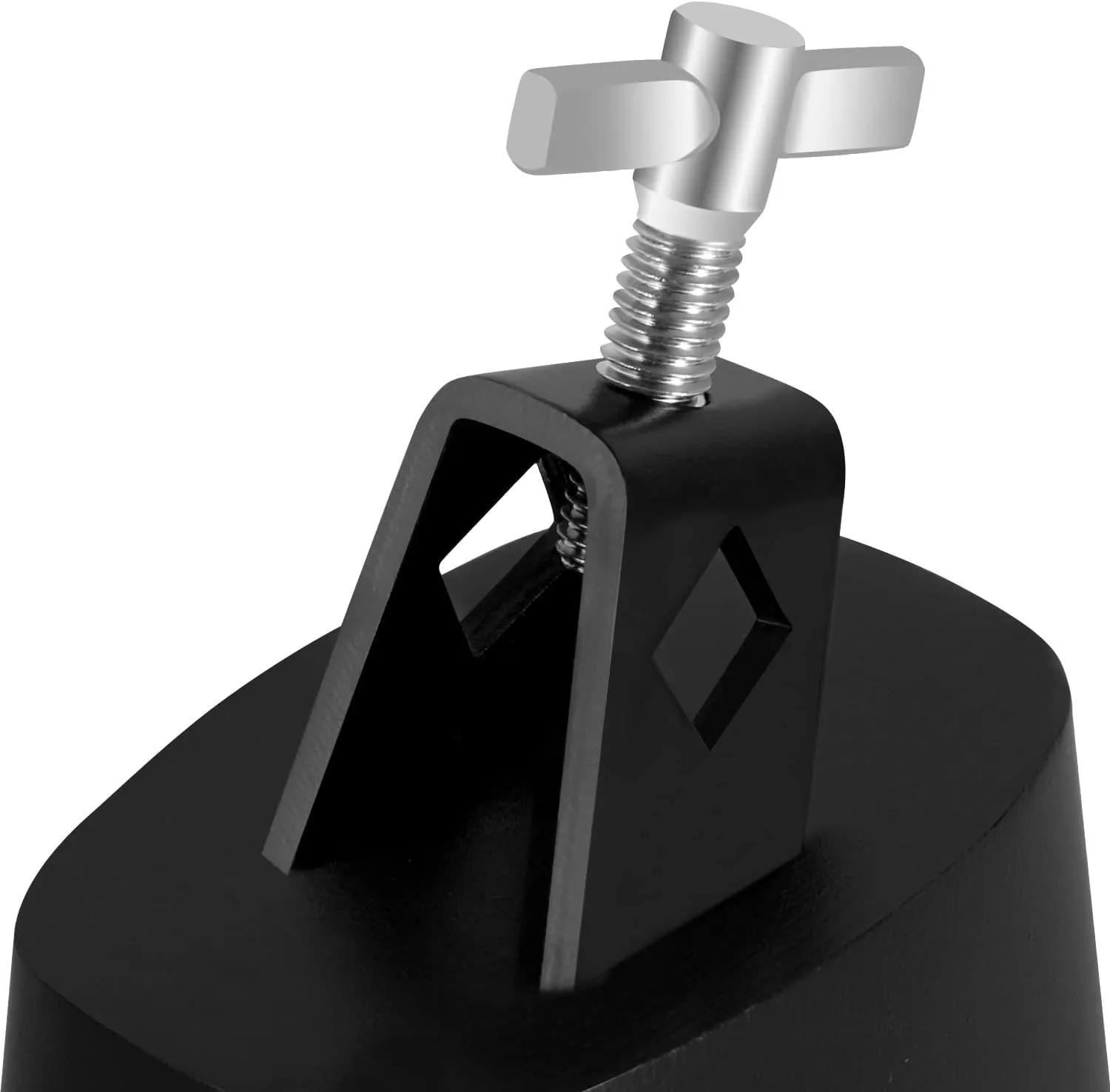 Eastrock 6 inch Metal Steel Cow Bells Noise Makers Hand Percussion Cowbell with Stick for Drum Set