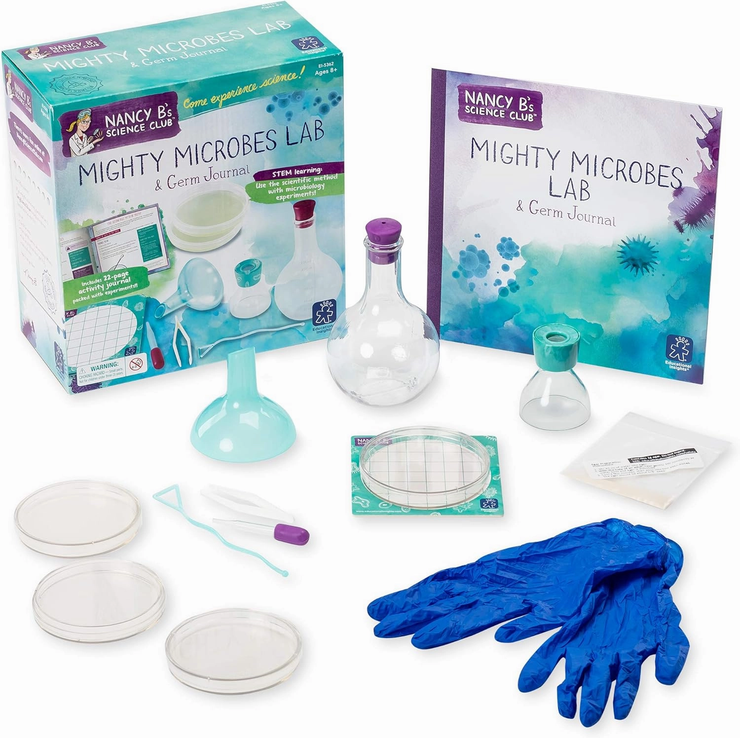 Educational Insights Nancy B's Science Club Mighty Microbes Lab & Germ Journal