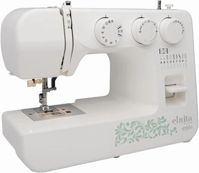 EM16 Mechanical Sewing Machine with 16 Stitches and Free Arm Convertible
