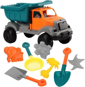 ERINGOGO 1 Set 8Pcs Beach Sand for Portable Engineering Vehicles Creative Playthings for Outdoor Parks and Backyards Bright Colors and Engaging Designs Random Color