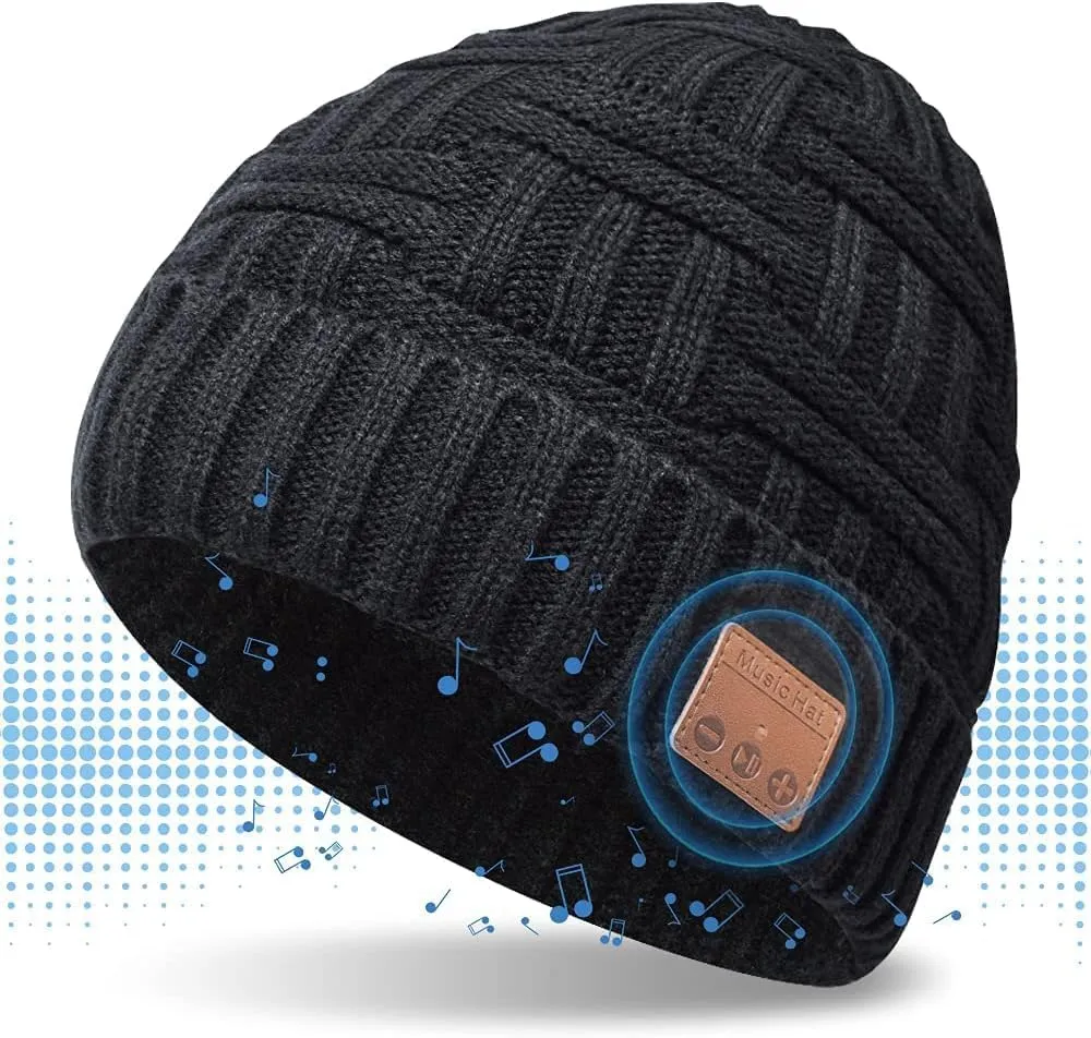 EverPlus Bluetooth Beanie for Men Hat Women Men Gifts Stocking Stuffers Adults