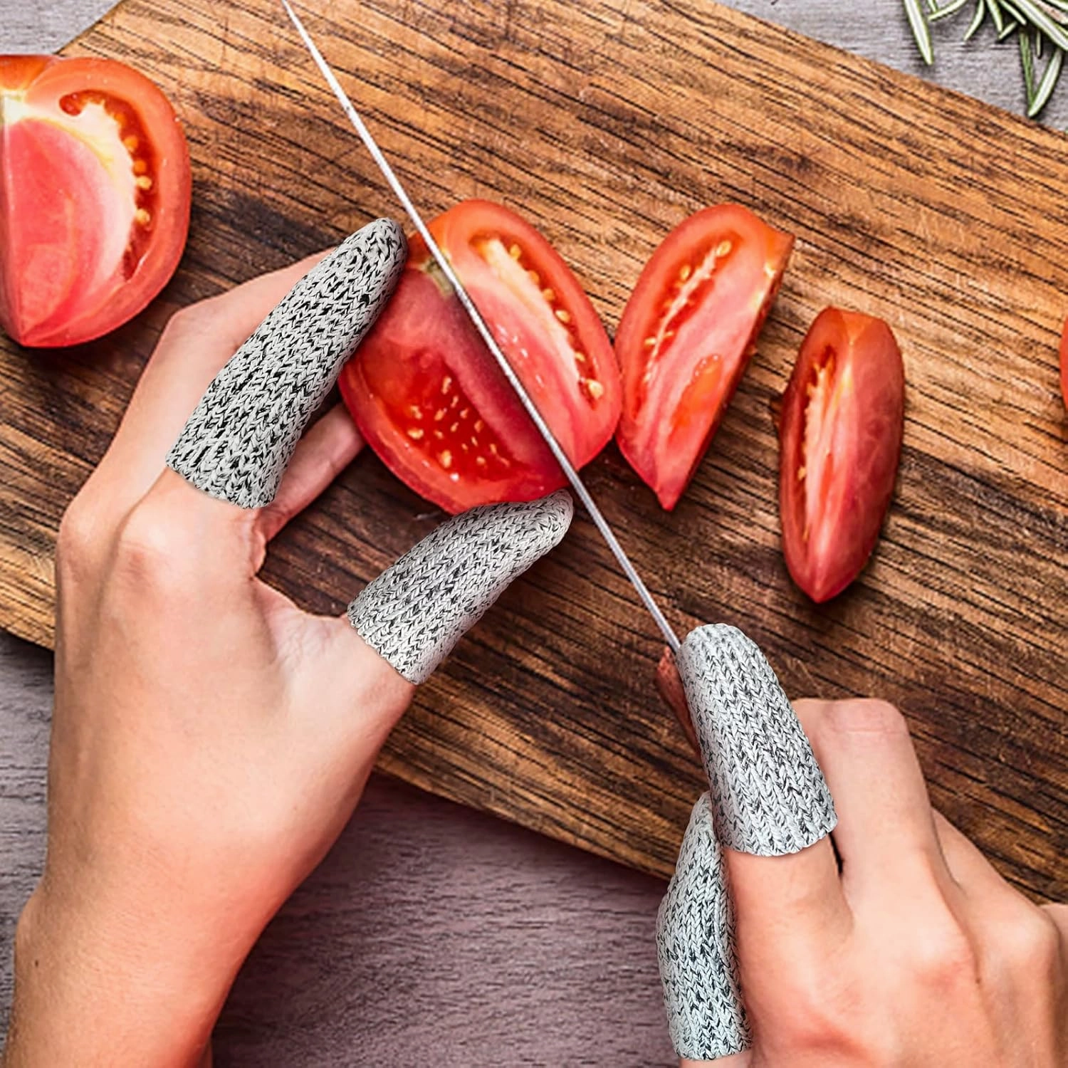Evridwear 20PCS Finger Cots Cut Resistant Finger Sleeves,Glove Life Extender, Thumb Protectors Finger Covers Fingertip Protector for Cutting, Handicrafts, Craft, Kitchen, Sculpture
