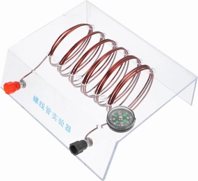 Experiment Solenoid Model Educational Physics Interactive Science Plaything for Enhancing Practical Skills and Curiosity and Construction