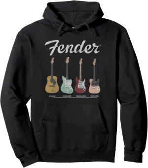 Fender Vintage Guitar Lineup Pullover Hoodie