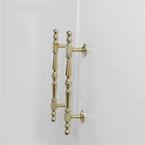 FIDEMM Bright Gold Solid Knob T-Bar Handles Drawer Knobs T Bar Bedroom Kitchen Cupboard Hardware Shoe Cabinets 1Pcs