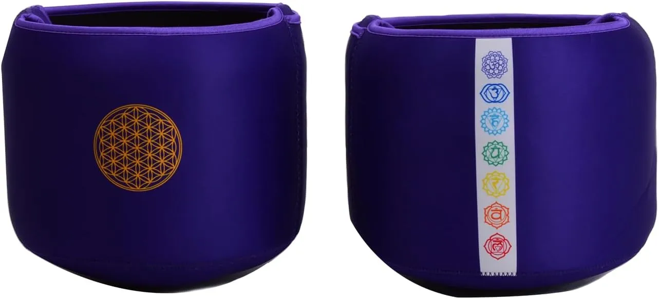 FMTY 8 inch Soft Carrying Bag for Crystal Singing Bowls this Travel Carrying Case protect for Sound Healing Bath Bowl