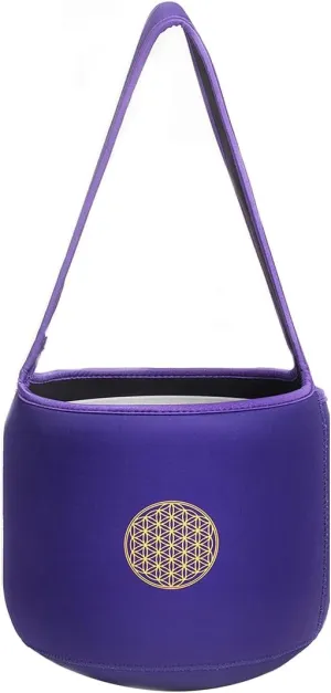 FMTY 8 inch Soft Carrying Bag for Crystal Singing Bowls this Travel Carrying Case protect for Sound Healing Bath Bowl