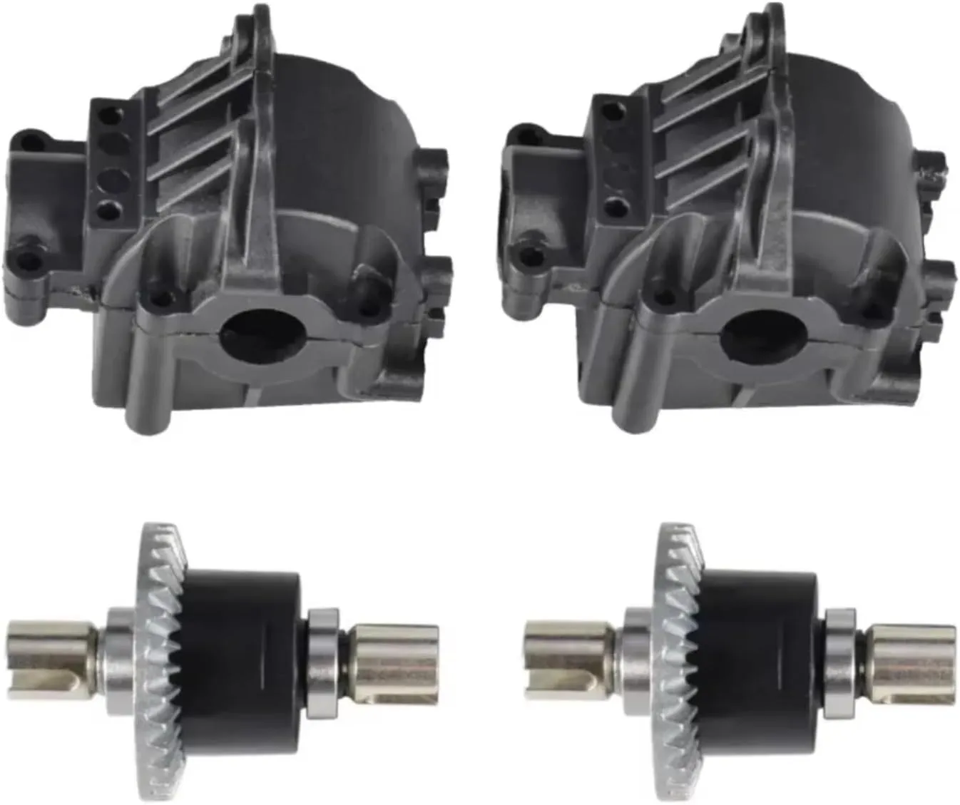 for Wltoys 144001 124017 124018 124019 1/14 4WD Metal Differential and Plastic Gearbox RC Car Parts Accessories Upgrade Replacement RC Car DIY Parts