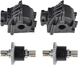 for Wltoys 144001 124017 124018 124019 1/14 4WD Metal Differential and Plastic Gearbox RC Car Parts Accessories Upgrade Replacement RC Car DIY Parts