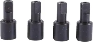 for Wltoys 144001 144002 144010 124007 124016 124017 124018 124019 4pcs Metal Differential Cup Diff Cup RC Car Upgrade Parts RC Car DIY Parts(Black)