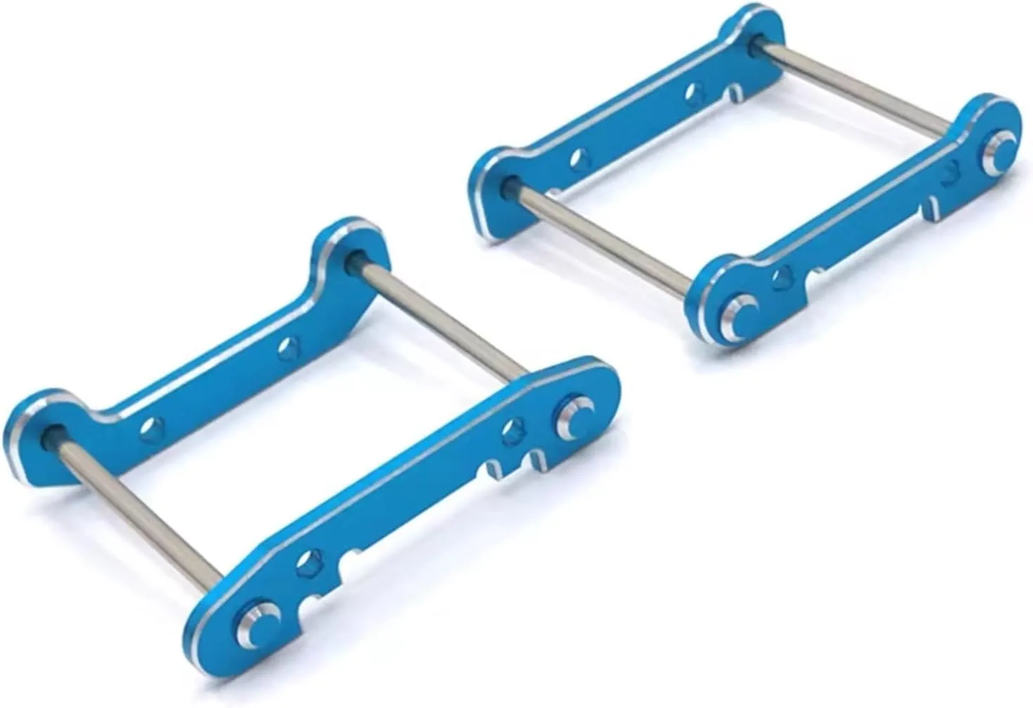 for Wltoys 144001 144002 144010 124018 124019 124017 124016 Metal Upgrade Front and Rear for Swing Arm Mounts RC Car Parts Replacement RC Car DIY Parts(Blue)