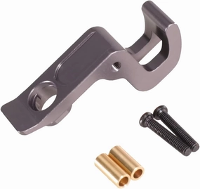 for MJX 16208 H16H for Hyper Go 16208 16017 Metal Body Shell Locker RC Car Replacement Upgrade Parts Accessories Replacement Use RC Car DIY Parts(Gray)
