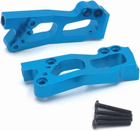 for Wltoys 12423 12427 12428 12429 Metal Remote Control Car Support Lelft/Right Rearsuspension Frame Rc Car Upgrade Parts Accessories RC Car DIY Parts(Blue)